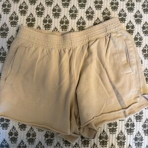 Aerie Soft Beige Sweat Lounge Shorts
